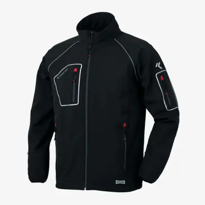 ISSA Just Softshell radna jakna Crna - radna odjeća