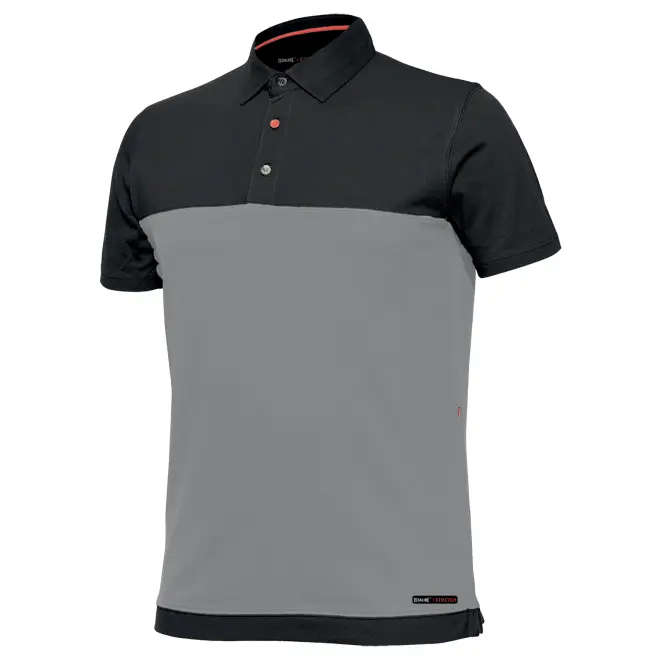 Issa Line Stretch polo majica Crno siva