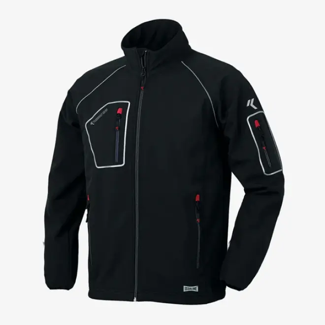 ISSA Just Softshell radna jakna Crna