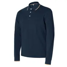 Issaline polo majica dugih rukava Crna - radna odjeća