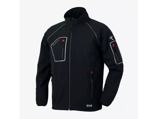 ISSA Just Softshell radna jakna Crna