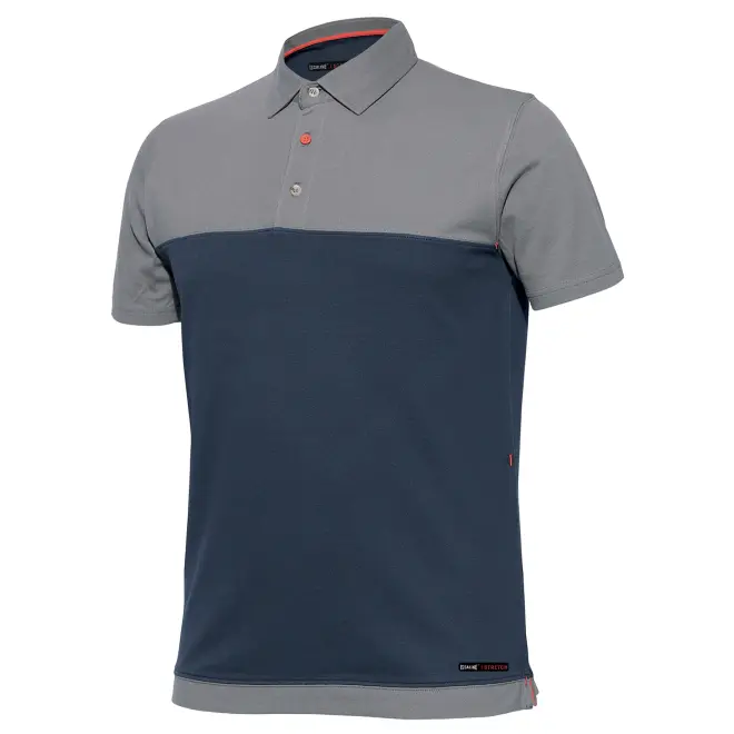 Issa Line Stretch polo majica Plavo siva