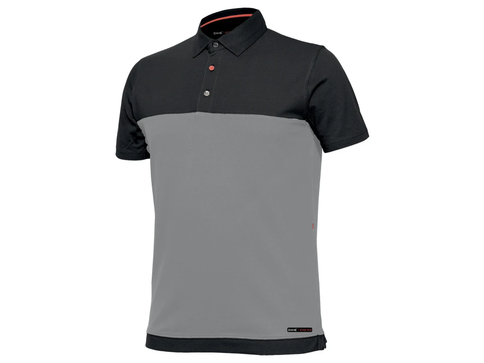 Issa Line Stretch polo majica Crno siva