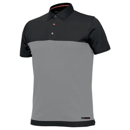 Issa Line Stretch polo majica Crno siva - radna odjeća