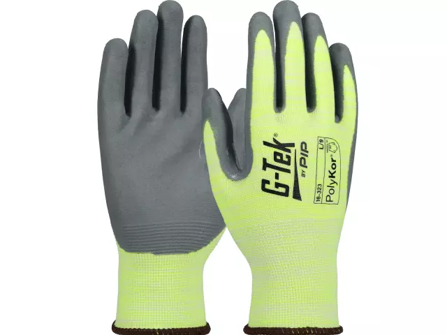 G-tek polykor Hi-Vis rukavice