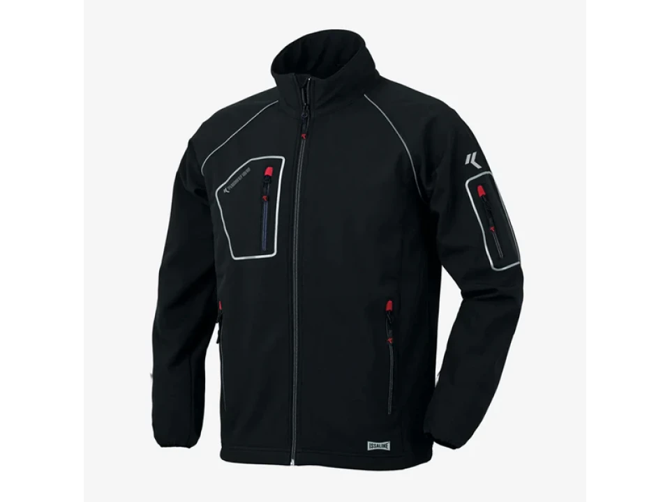 ISSA Just Softshell radna jakna Crna