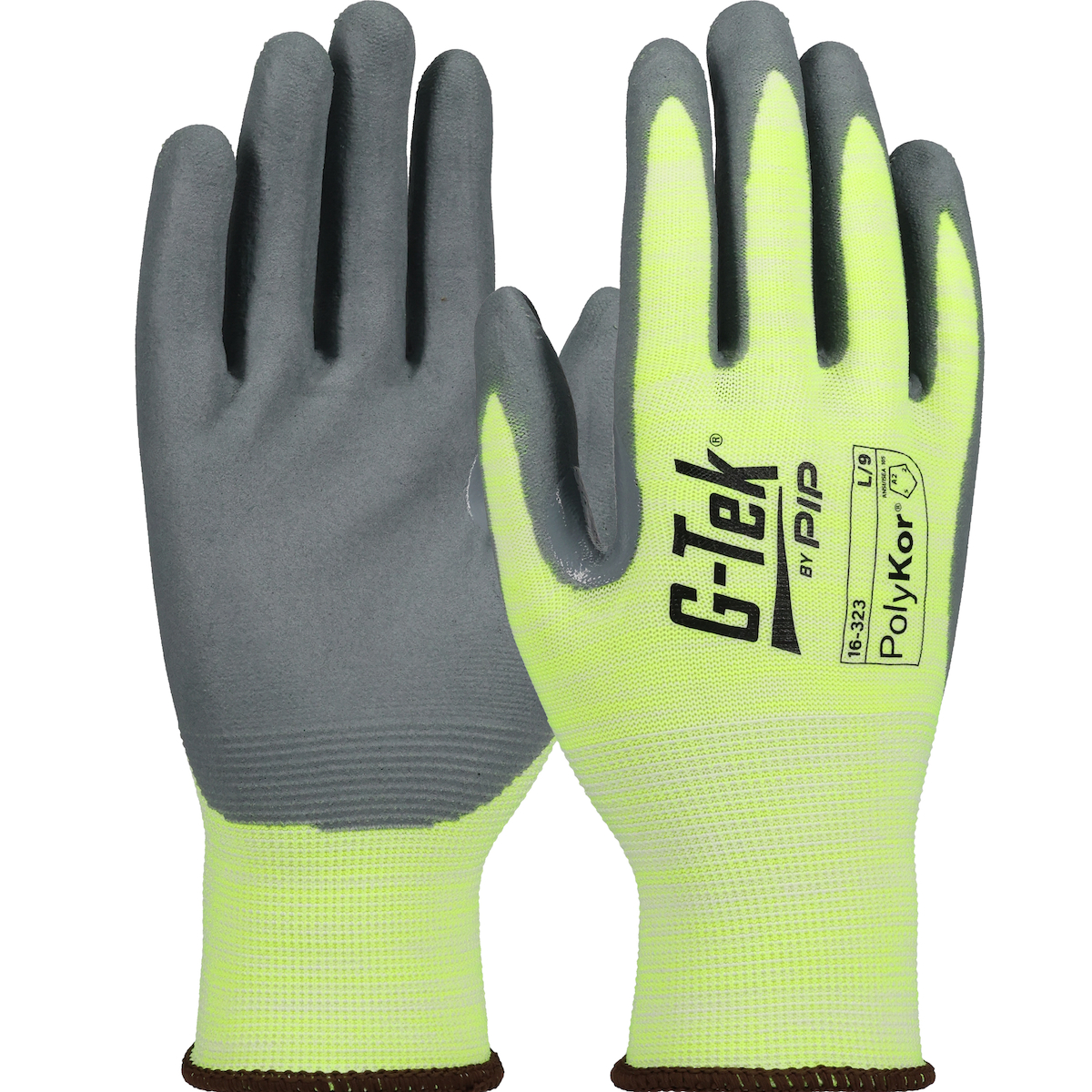 G-tek polykor Hi-Vis rukavice