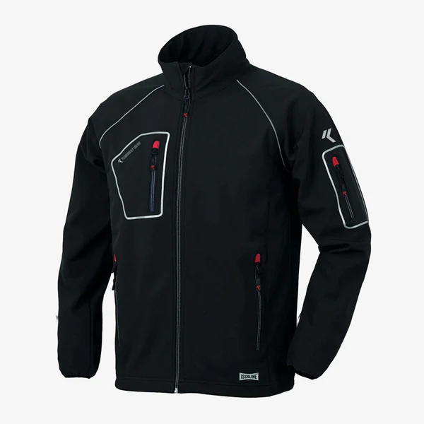 ISSA Just Softshell radna jakna Crna